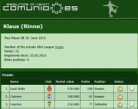 Screenshot member details