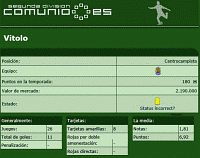 Screenshot Información sobre los jugadores