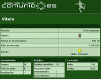 Screenshot Screenshot Información sobre los jugadores